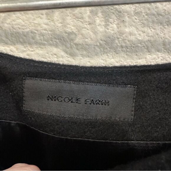 NICOLE FARHI | 6 | Black 100% cashmere long Maxi skirt - Picture 7 of 11